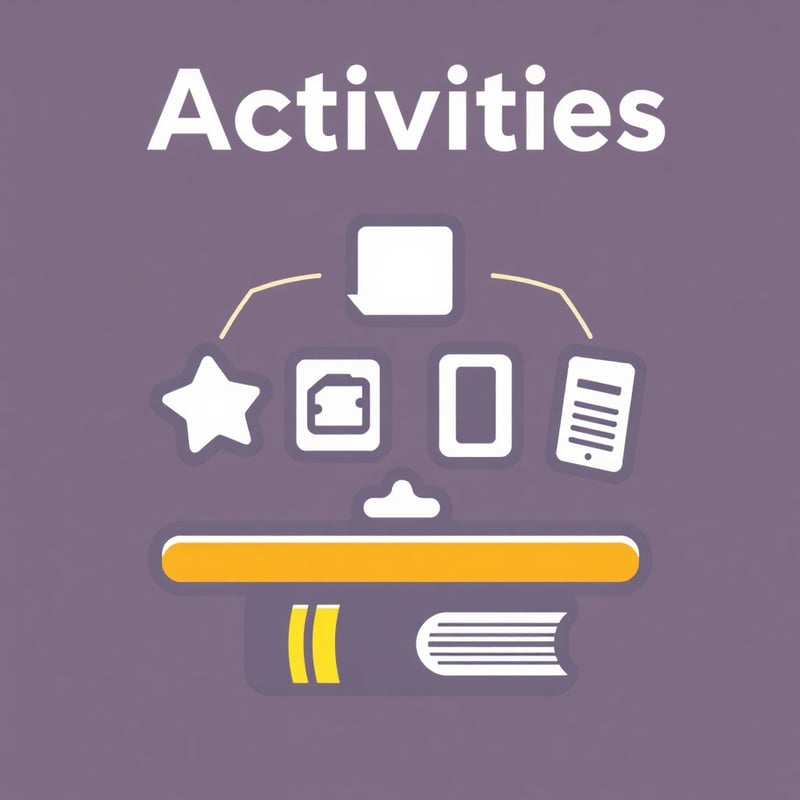 Interactive Learning Activities Icon