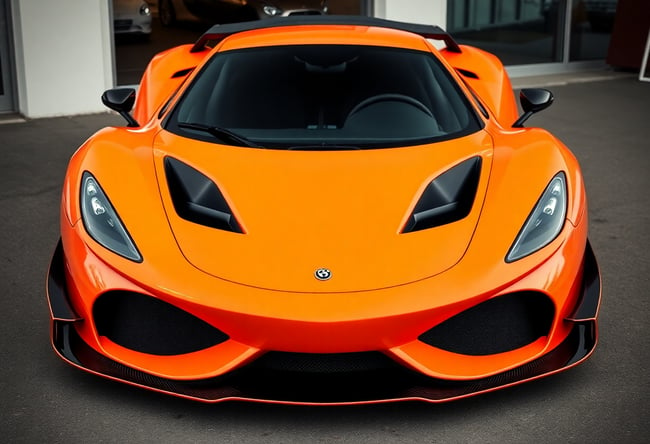 Vibrant Orange Modified McLaren