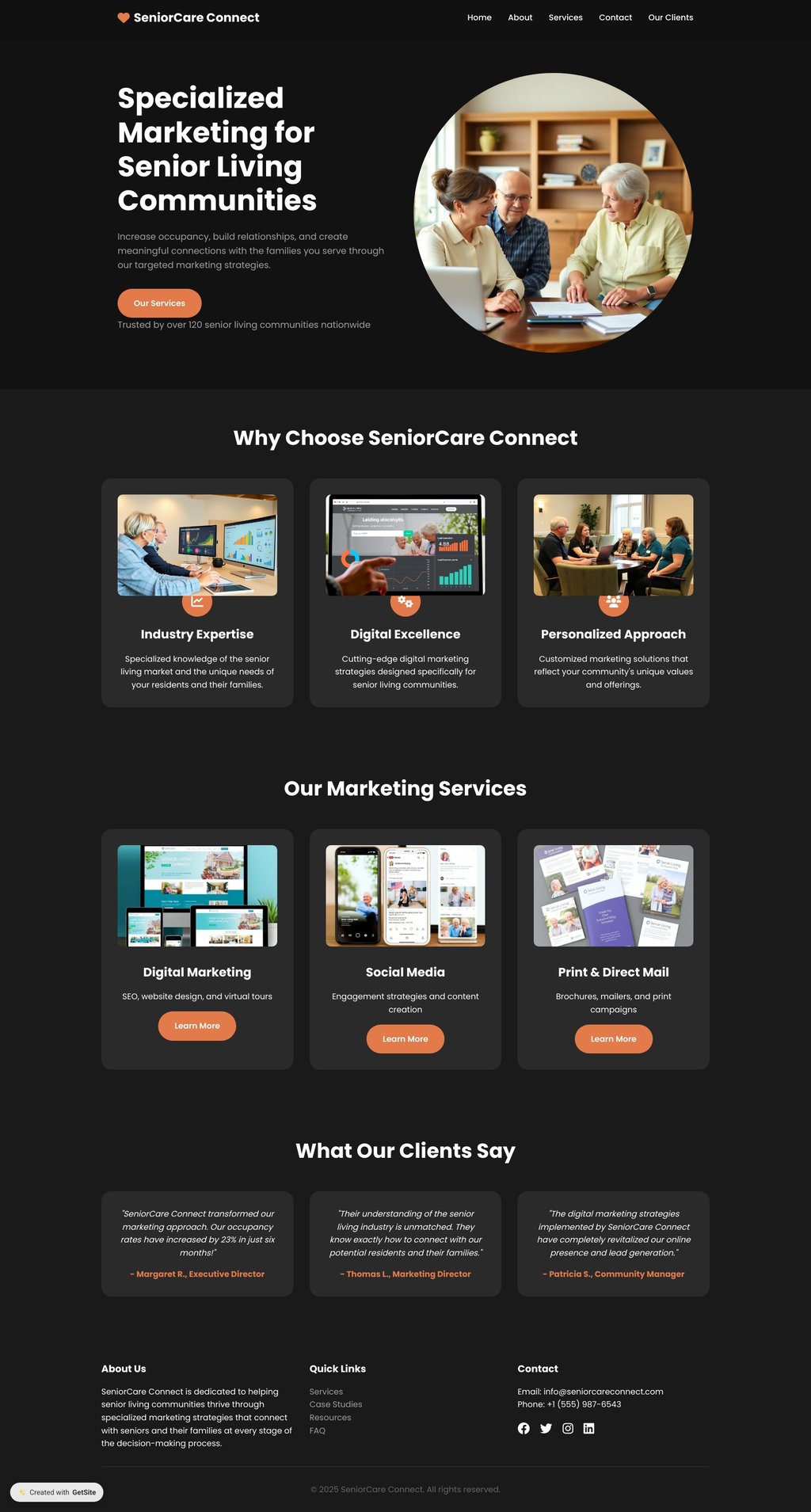 SeniorCare Connect - Senior Living Marketing Specialists