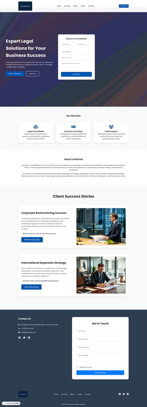 LexAdvise - Law Firm & Consulting