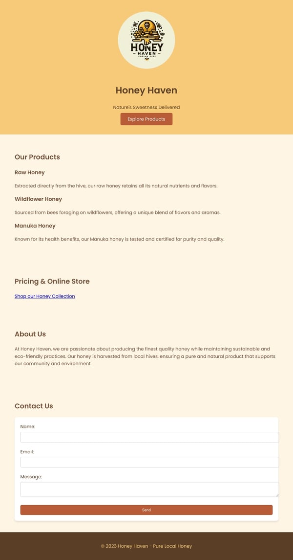Honey Haven - Pure Local Honey