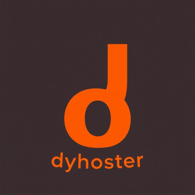 Dyhoster Logo Design