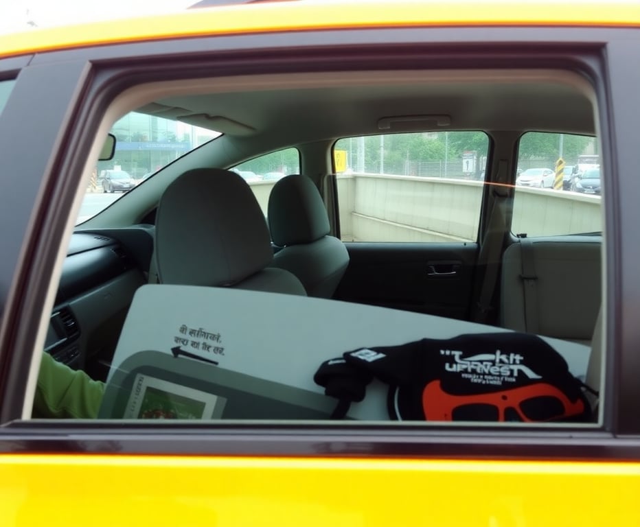 Sedan taxi car for comfortable city travel and airport transfers at Bhakti Travels