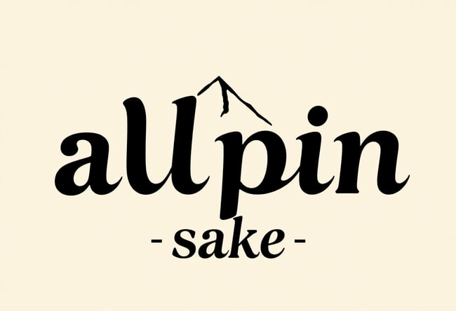 Elegant Alpin Sake Logo