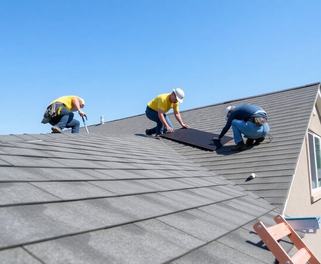 Roofing Crew at Work