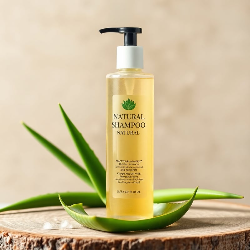 Shampoo Natural de Aloe Vera em Embalagem Ecológica