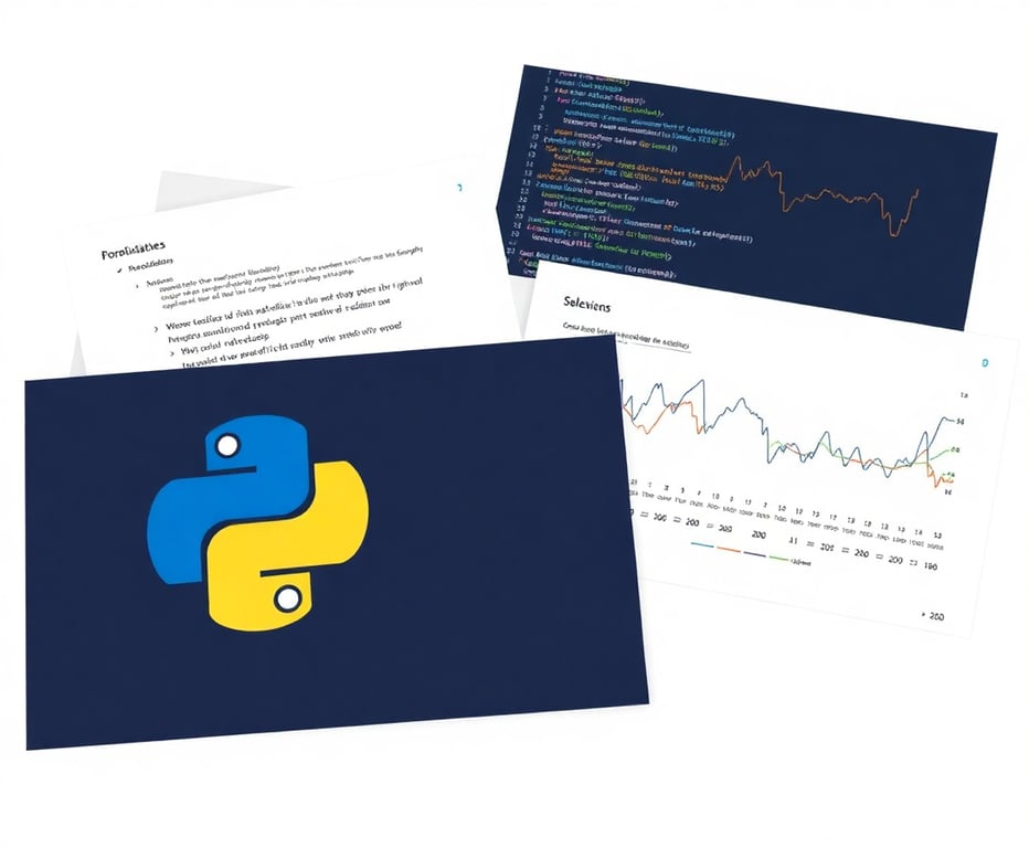 Data Science Fundamentals course materials showing Python programming and statistical analysis