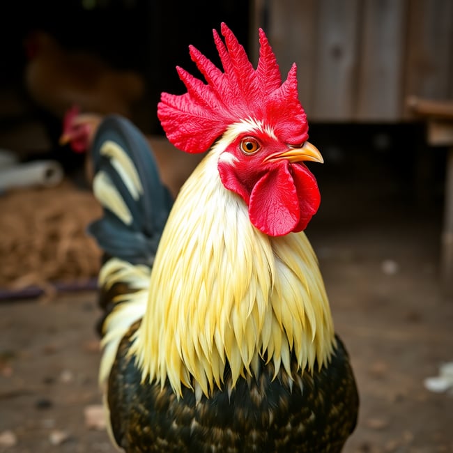 Vibrant Farm Rooster