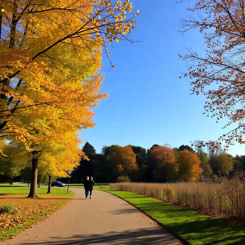 Autumn Stroll in the Park