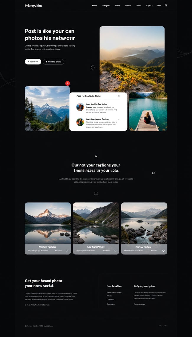 Photo Sharing Social Network Design