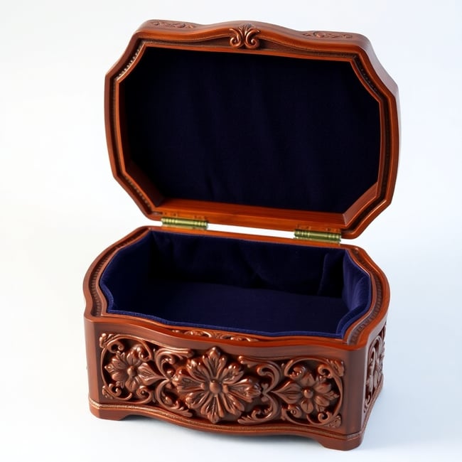 Floral Elegance Jewelry Box