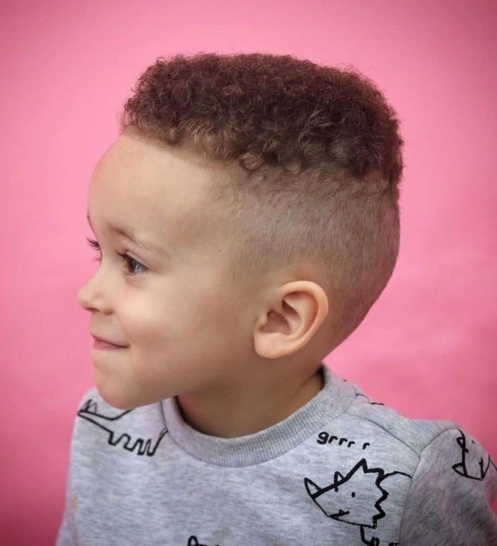 In this image show Mixed Boy Haircuts Fade