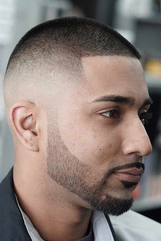 In this image Skin Fade Haircut
