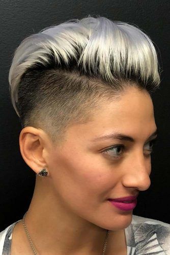 In this image show, the highlighted Undercut Pixie Haircuts to look bold.