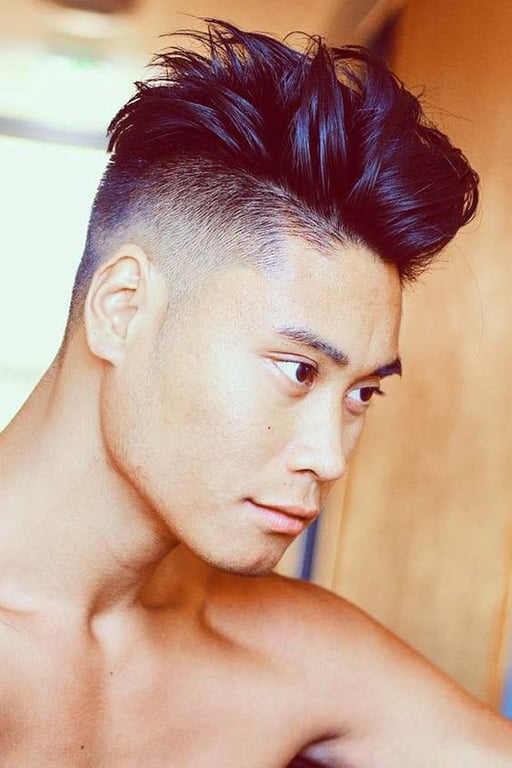 In this image show, the Undercut With Side Parting haircuts.