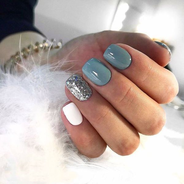 the image shows, alluring nails