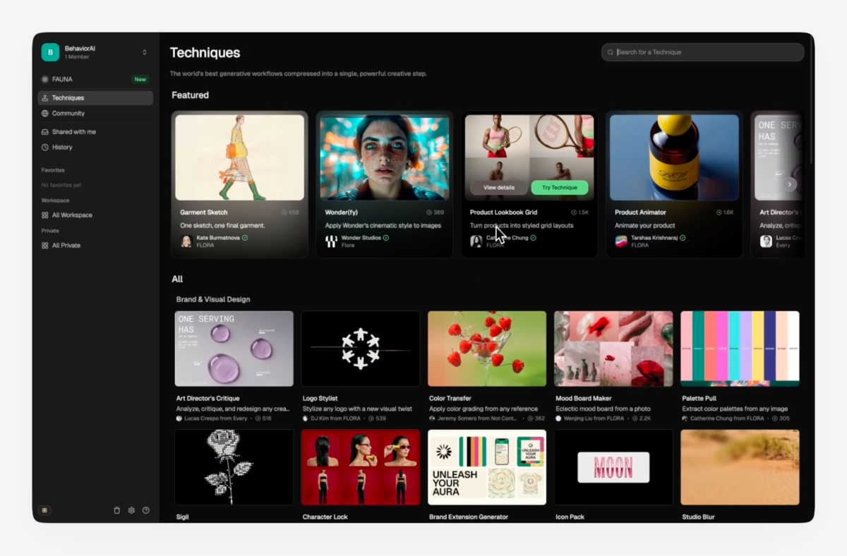 Flora AI app screenshot
