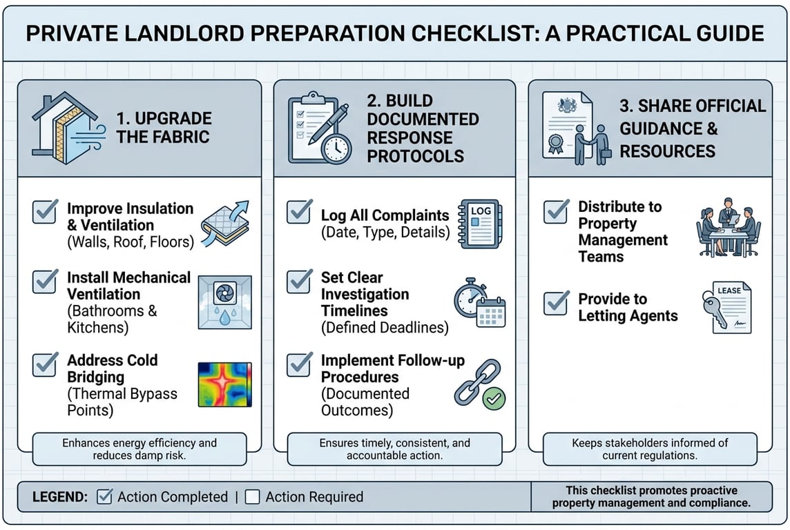 Steps private landlords can take now to prepare for Awaab's Law