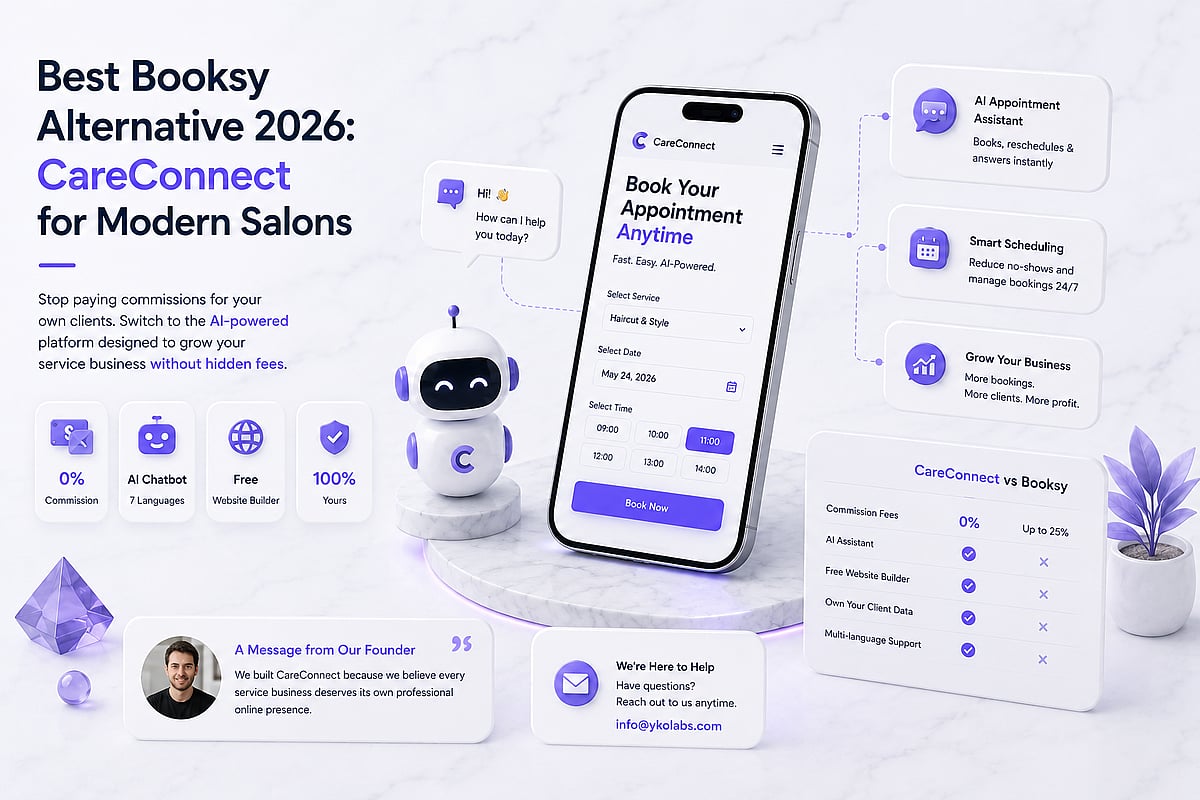 Best Booksy Alternative 2026: CareConnect for Modern Salons