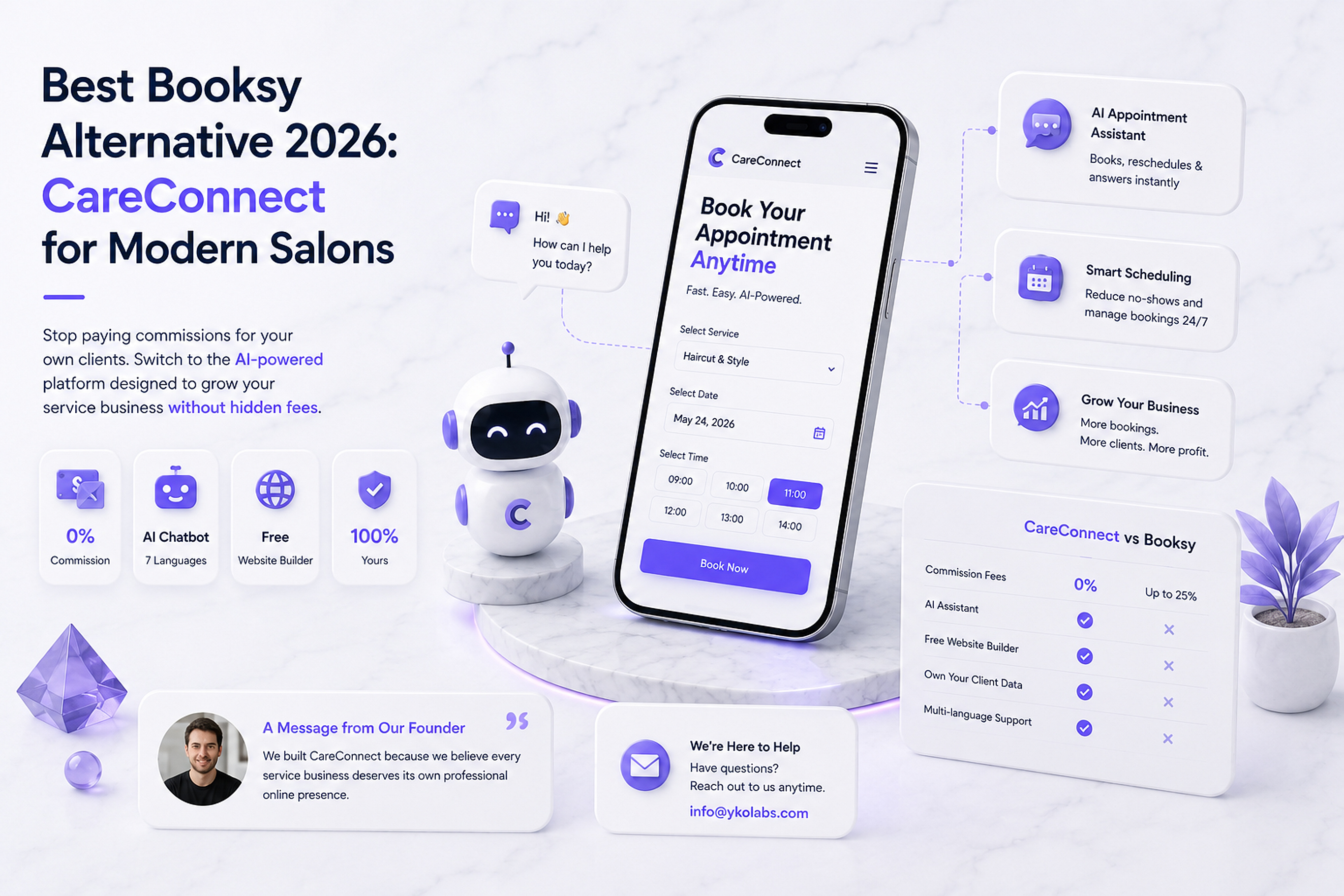 La mejor alternativa a Booksy: Por qué CareConnect es la opción #1 para los salones modernos en 2026