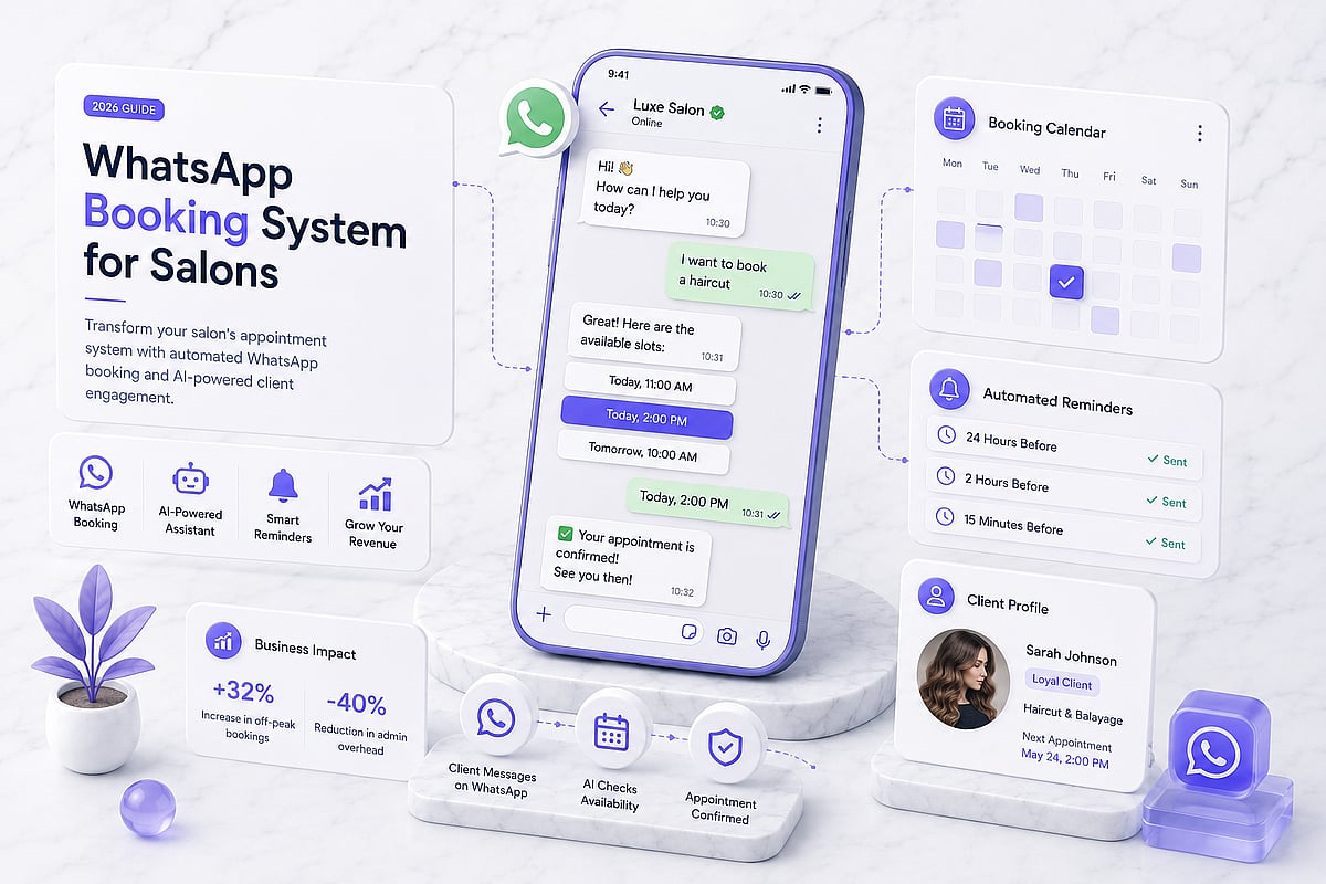 WhatsApp Booking System for Salons: The 2026 Guide