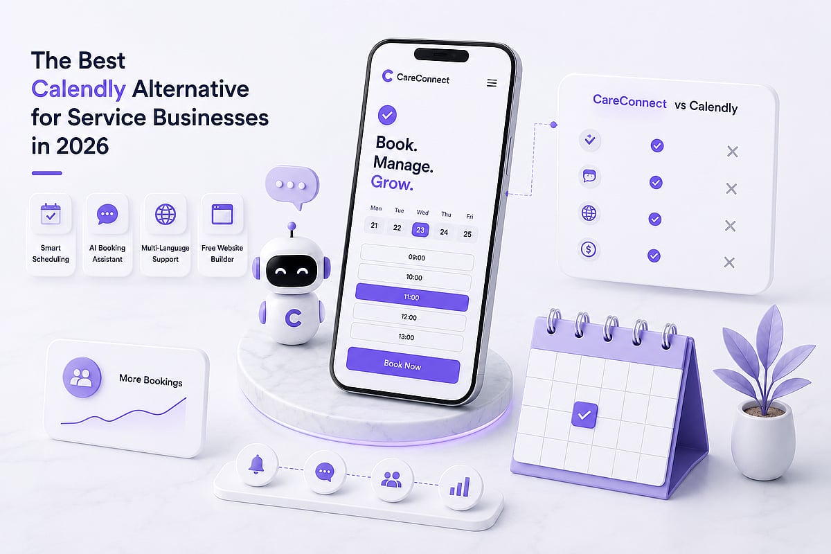 The Best Calendly Alternative for Service Businesses in 2026
