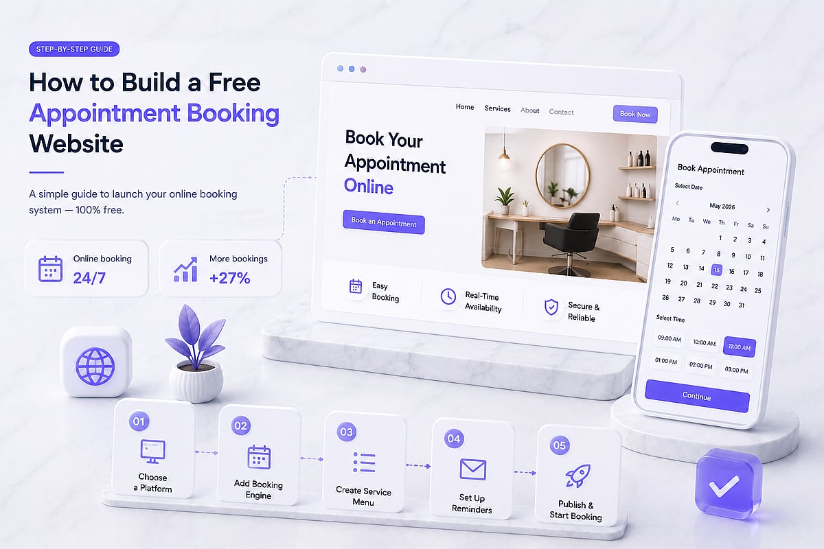 How to Build a Free Appointment Booking Website