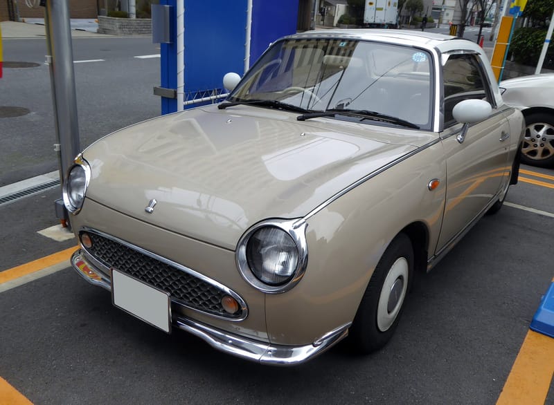 Nissan Figaro FK10 — JDM hero image