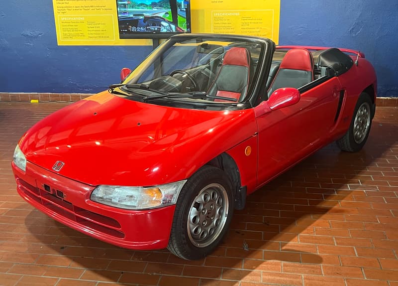1991 Honda Beat PP1 kei convertible at the Lane Motor Museum