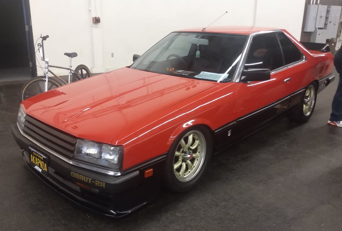 Front view of a Nissan Skyline R30 DOHC Turbo RS