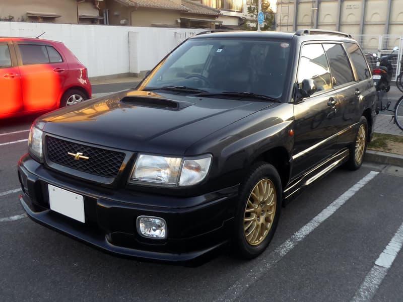 Subaru Forester S/tb Type A (GF-SF5), front view