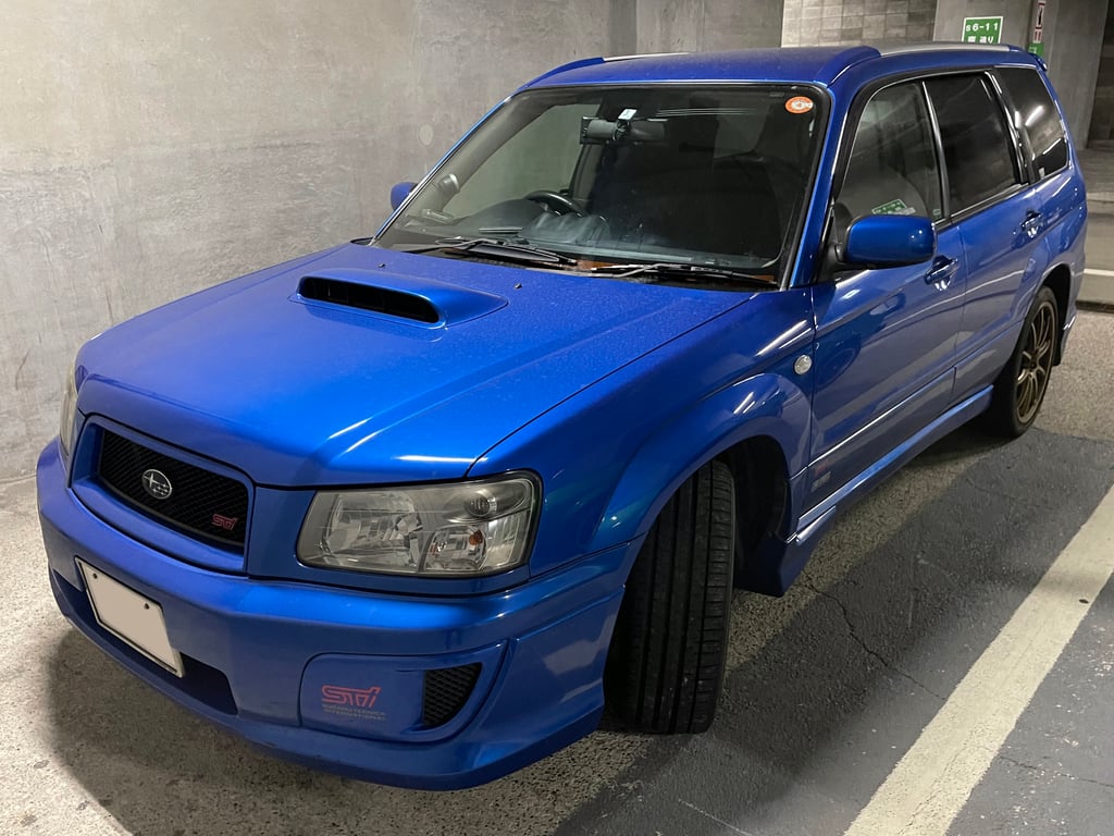 Subaru Forester STi Version (TA-SG9), front view