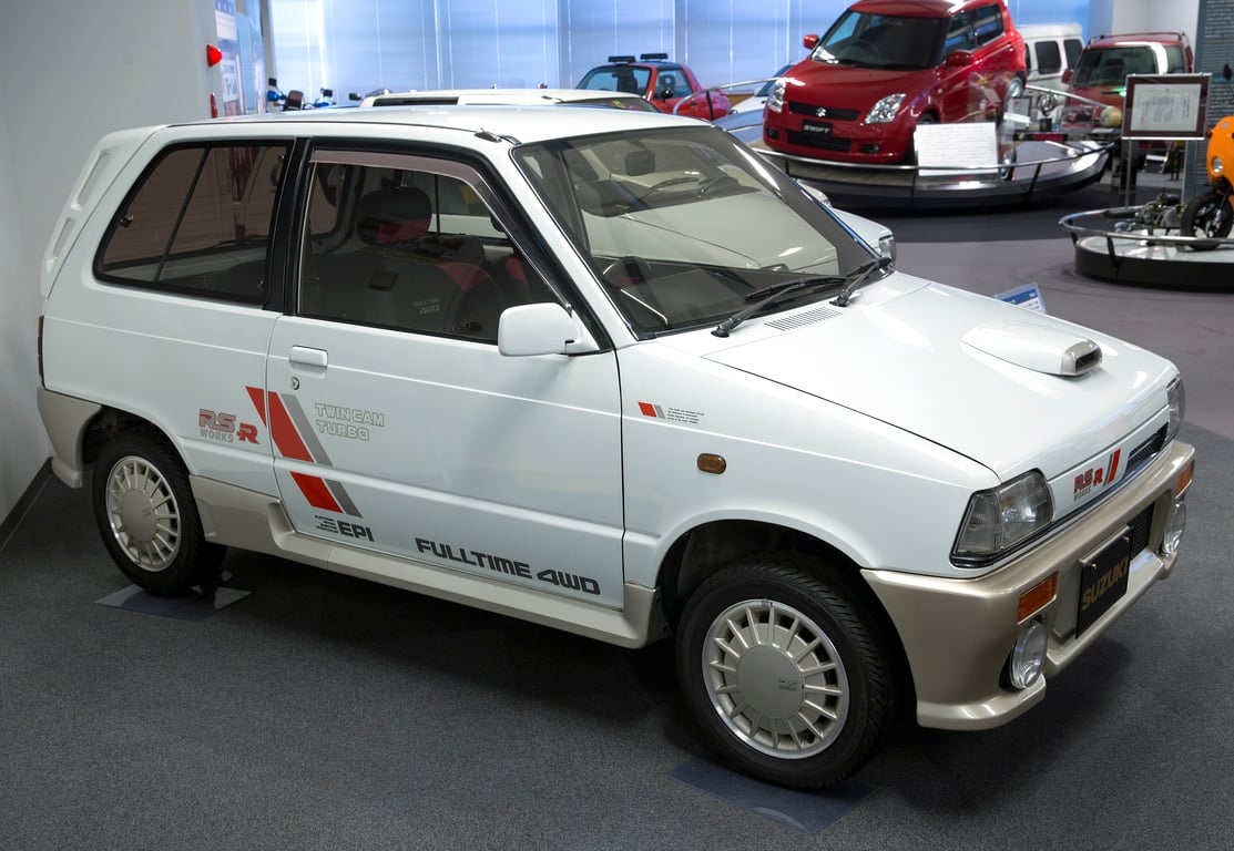 1987 Suzuki Alto Works RS-R, front right view