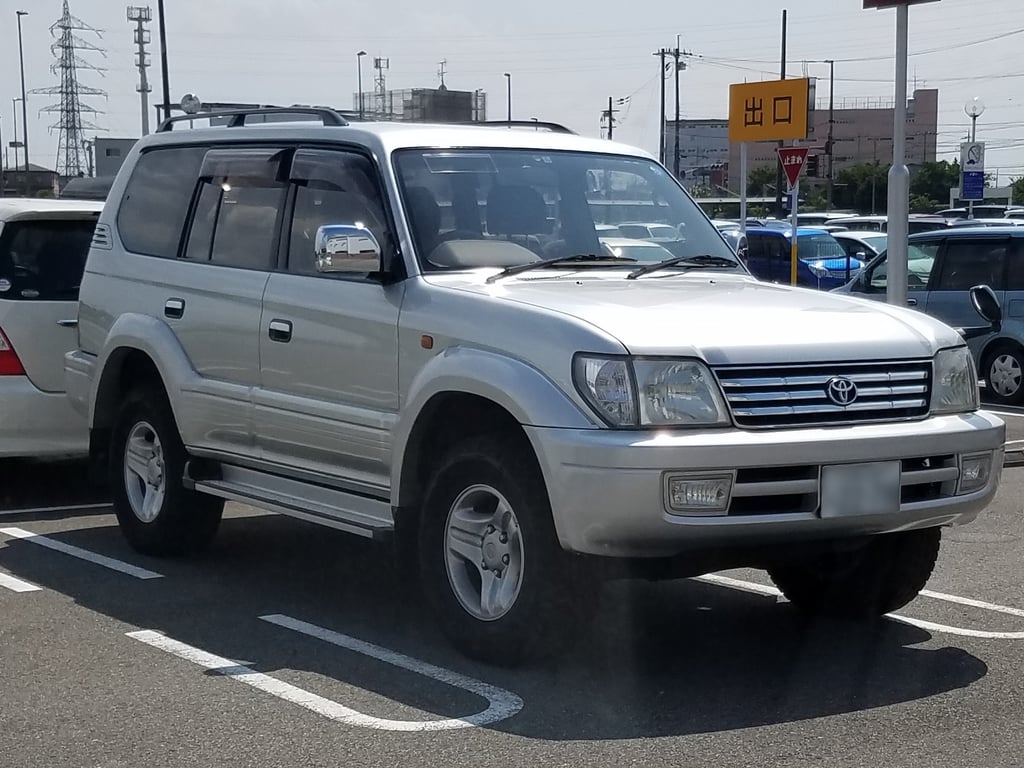 Late-model Toyota Land Cruiser Prado TX Limited, long body, Japan