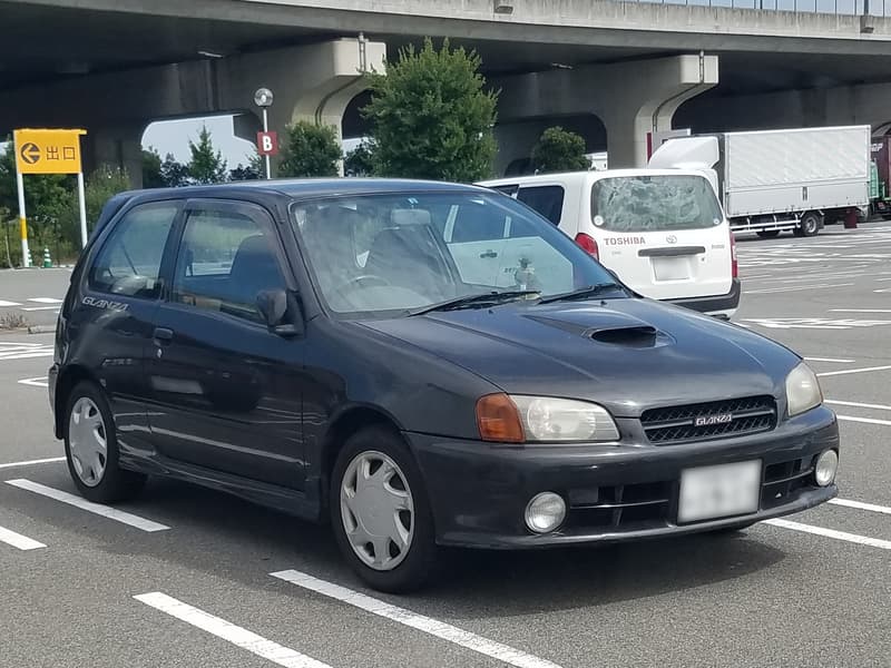 Toyota Starlet Glanza V, early production type