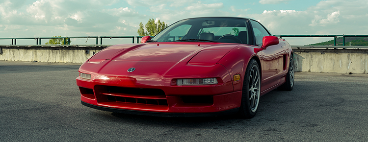 Honda NSX, front three-quarter view