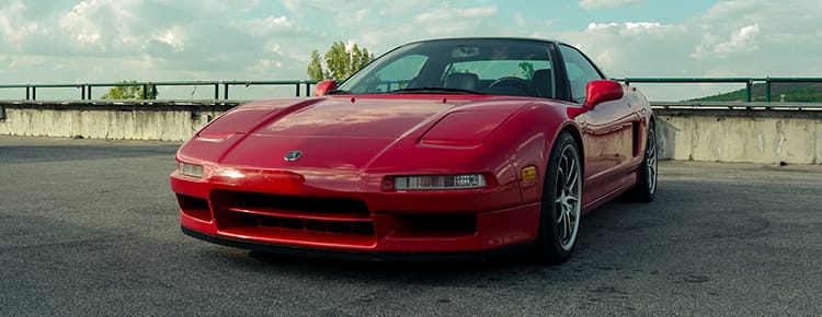 Honda NSX, front three-quarter view