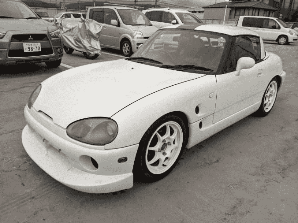 Suzuki Cappuccino engine bay showing F6A turbo layout