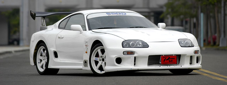 Toyota Supra A80 Mk4 — front three-quarter view