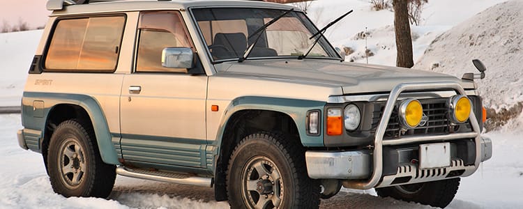 Nissan Safari Spirit, front three-quarter view