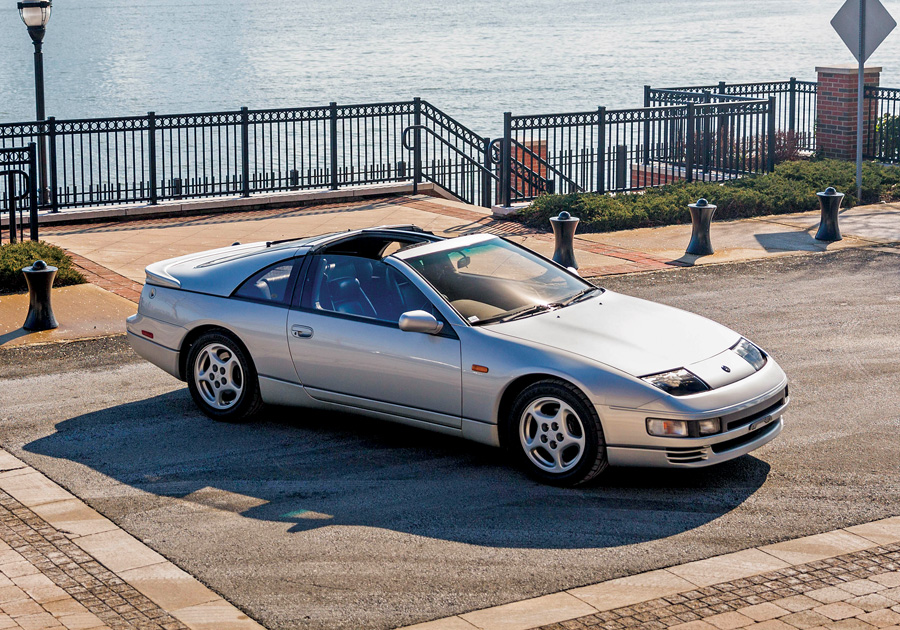 1990 Nissan 300ZX Twin Turbo Fairlady Z overhead view