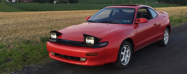 Toyota Celica GT-S — period press image used as the WP article hero