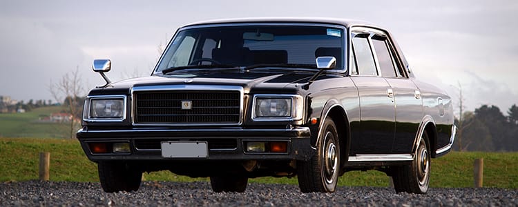 Toyota Century in factory black paint