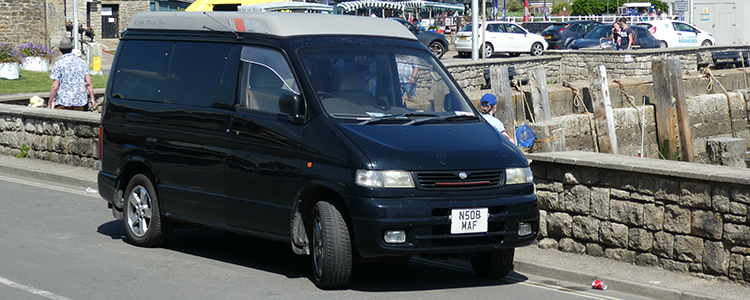 Mazda Bongo, front three-quarter view