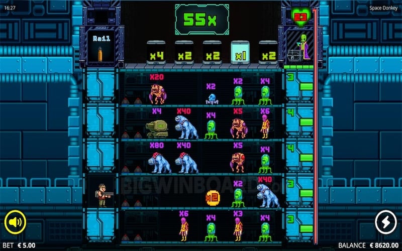 Space Donkey: Slot Merkmale