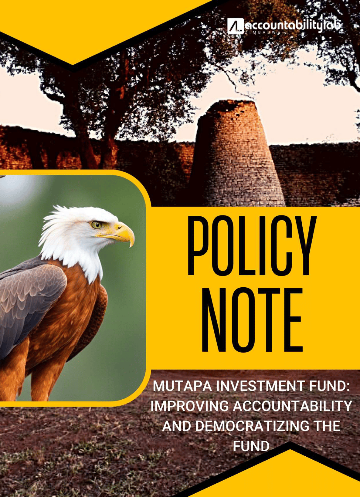 The cover of the AL policy note on the MIF