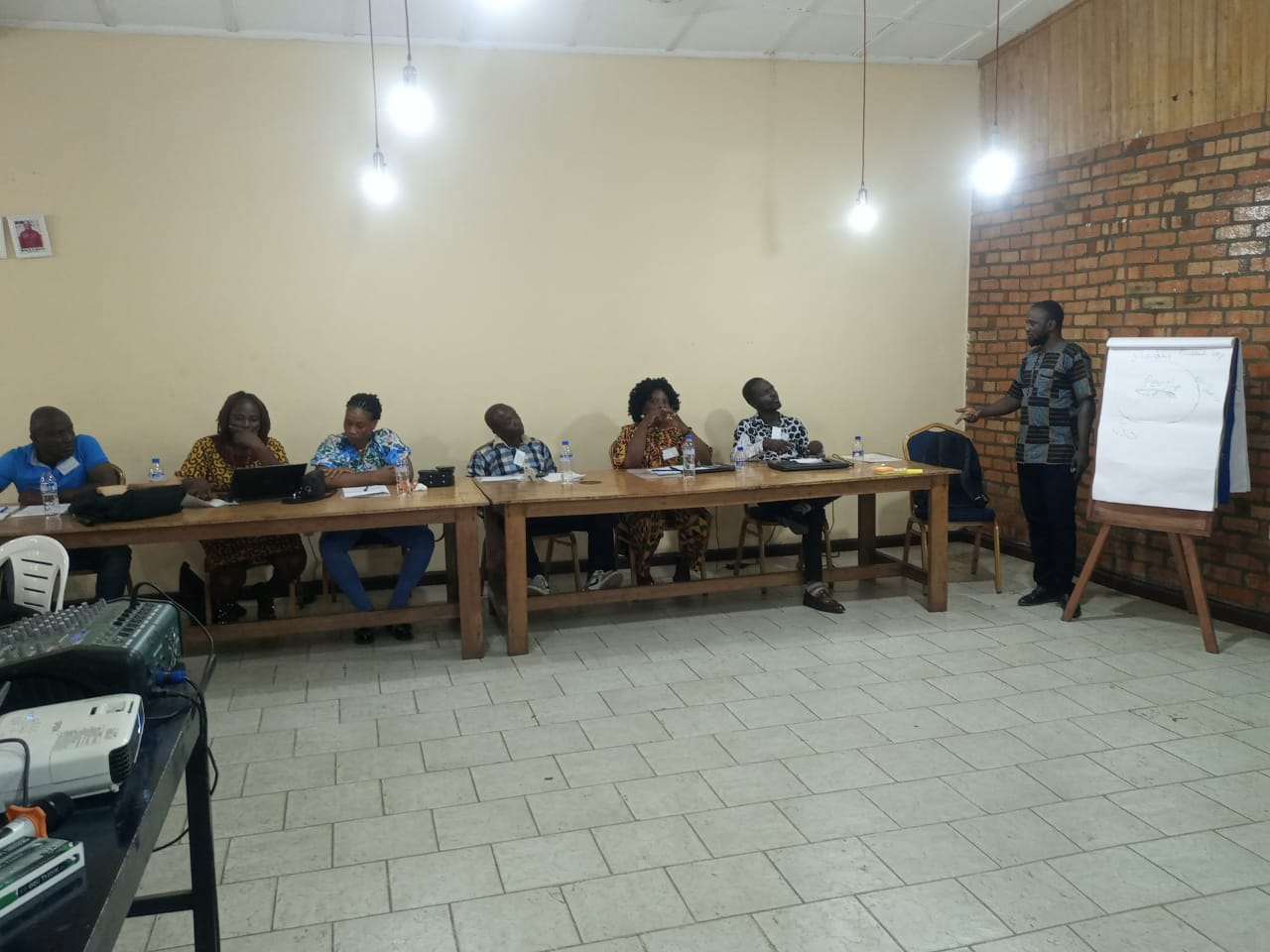 DAI staff Mr Sumo Harris providing addtional information on Feedback Loop to CSOs Health Coalition participants