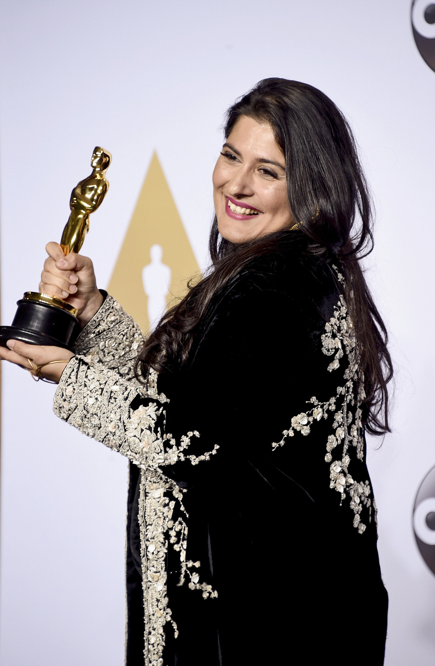 Sharmeen Obaid-Chinoy won the Oscar for best documentary short subject for A Girl in the River: The Price of Forgiveness. Sharmeen Obaid-Chinoy won the Oscar for best documentary short subject for A Girl in the River: The Price of Forgiveness.