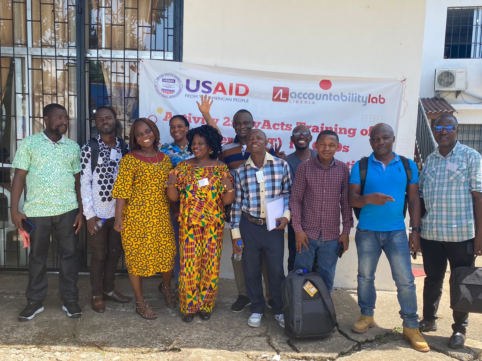 Day 1 Pictorial view of group photo by the CSO Health Coalition