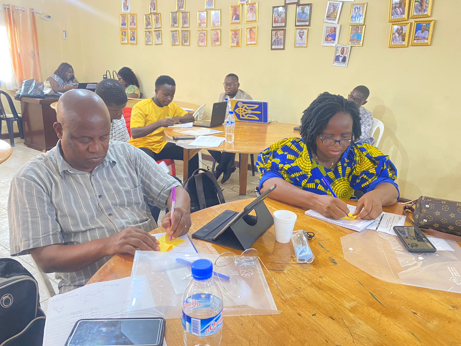 partial view of Educatoin Coalition participants during the CivActs training